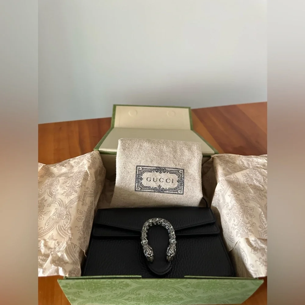 DIONYSUS LEATHER SUPER MINI BAG GUCCI - Picture 2 of 7